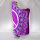 Purple Peace Hooded Blanket