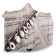 Music + Flute Cosy Hooded Blanket