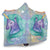Watercolor Unicorns Hooded Blanket