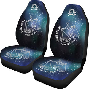 Personalized Libra Horoscope Zodiac Car Seat Covers