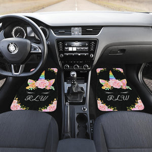 RLW - Unicorn Front And Back Car Mats (Set Of 4)