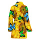 Sunflower Butterfly Women's Bath Robe Housecoat Wrapper for Birthday Christmas Gift