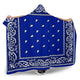 Crip Blue Hooded Blanket