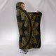 Lotus Gold Crafted Hooded Blanket