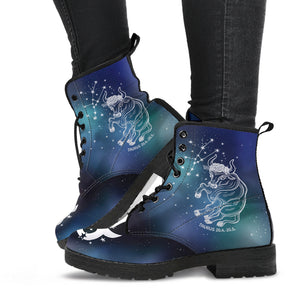 Taurus Horoscope Zodiac Star Sign Leather Boots Christmas Birthday Gift