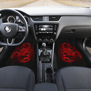 Red Scorpio Front And Back Car Mats (Set Of 4)