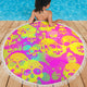 Yellow Skulls Beach Blanket Camping Picnic Portable Outdoor Blanket