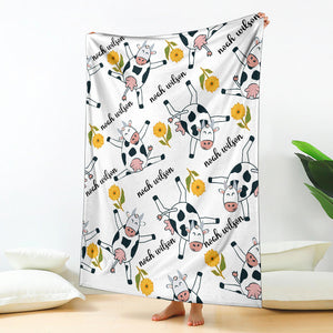 Blanket cow sunflower