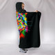 Tiger Colorful - Cozy Warm Hooded Sherpa And Microfiber Blanket With Hood