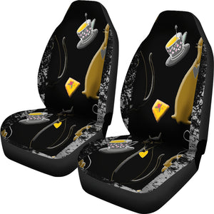 Cats and Tea Car Seat Cover
