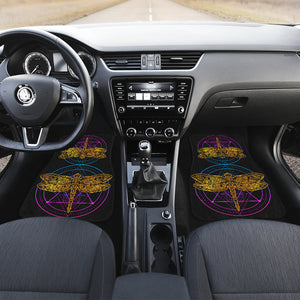 Dragonfly Front Car Mats, Dragonflies Car Floor Mats (Set Of 2) - Freedom Look