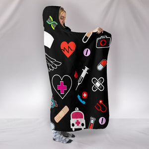 Nurse Hooded Blanket Graduation Promotion Appreciation Gift