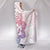 Mandala Paisley Lotus Flower Hooded Blanket