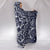 Black White Lotus Hooded Blanket