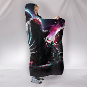 Buddha Pop Art Hooded Blanket