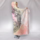 Peach Hippie Style Hooded Blanket