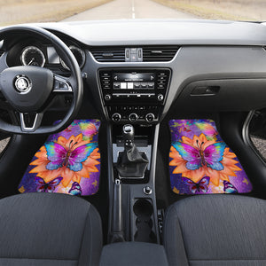 Butterfly Galaxy - Universal Front and Back Car Mats Gift (Set of 2 or 4)