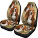 Basset Hound Dog Car Seat Covers (Set of 2)