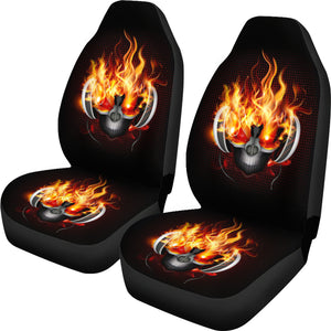 DJ Skull Car Seat Covers (Set of 2)