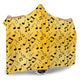 Yellow Music Notes Hooded Blanket Cosy Style