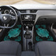 Turtle Front And Back Car Mats - Teal