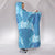 Blue Mandala Elephant Hooded Blanket