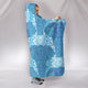 Blue Mandala Elephant Hooded Blanket