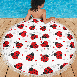 Ladybug Love Beach Blanket - Freedom Look