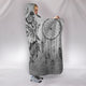 Boho Wolf Hooded Blanket