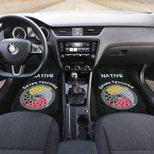 Native Seven Teaching Car Mats Set of 4 - Car Floor Mats Protection Decoration