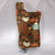 Coffee Cozy Warm Hooded Sherpa And Microfiber Blanket With Hood