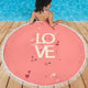 Love Beach Blanket Camping Picnic Portable Outdoor Blanket
