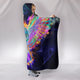 Electric Owl Cozy Warm Hooded Sherpa And Microfiber Blanket With Hood
