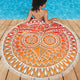 Mandala BOHO Owl Camping Picnic Portable Outdoor Beach Blanket