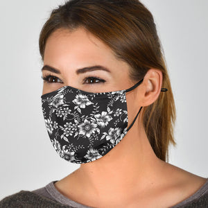 Floral Pattern Face Mask with Filters