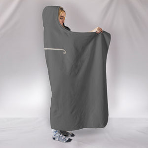 Faith Gray Hooded Blanket