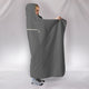 Faith Gray Hooded Blanket
