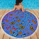 Colorful Butterflies Beach Blanket - Freedom Look