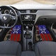Hunting Deer USA Flag Car Mats Set of 4 - Car Floor Mats Protection Decoration