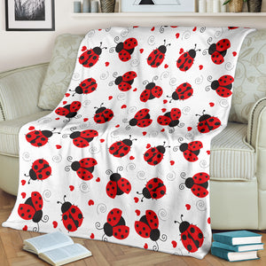 Love Ladybugs Premium Blanket For Youth And Adults