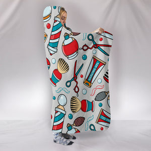 Barber Tools Hooded Blanket