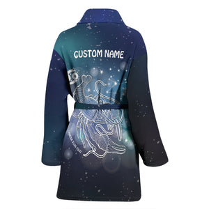 Cancer Women's Personalized Bath Robe Sleepwear Wrapper Birthday Christmas Gift