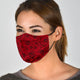 Bouquet of Roses Face Mask with Filters