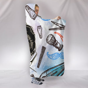 Barber Hooded Blanket