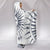 Black White Sun and Moon Hooded Blanket