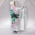 Bright Colored Lotus Dragonfly Hooded Blanket