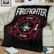 Firefighter & Proud Dad Father's Day Premium Blanket