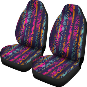 Multicolor Boho Car Seat Covers (Set of 2)