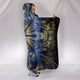 Fractal Mandala Warm Cozy Hooded Sherpa And Microfiber Blanket With Hood