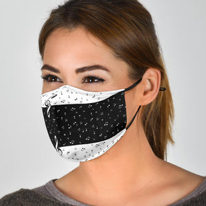 Musical Notes Face Mask with Filters